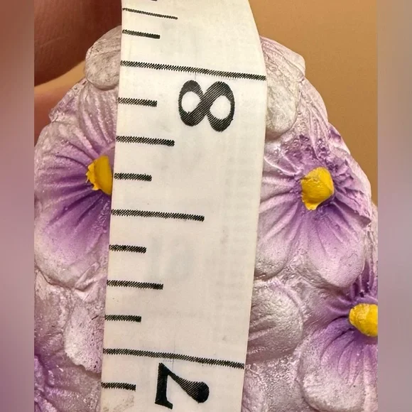 Whimsical Fairy House with Purple Floral Roof - Picture 7 of 7